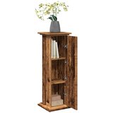  Stalak za izložbu s pohranom boja staro drvo 31x30x90 cm drveni | shoptok.hr