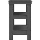  Delovna miza siva 110,5x50x80 cm trdna borovina, (20751382) | Shoptok.si