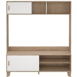Tvilum Bijeli/u prirodnoj boji TV set u dekoru hrasta 159x181x48 cm Ikast – | shoptok.hr