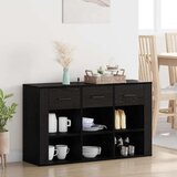vidaXL Kreveta Crni hrast 100 x 30 x 59,5 cm Konstruirano drvo | shoptok.hr