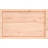 Stolna Mizna plošča 80x50x4 cm neobdelana trdna hrastovina, (20818477) | Shoptok.si
