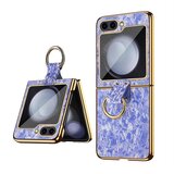  Torbica Luxurious Shell Pattern za Samsung F741B Galaxy Z Flip 6 5G ljubicasta | ePonuda.com