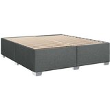 vidaXL Box spring postelja z vzmetnico temno siva 180x200 cm blago | Shoptok.si