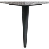 vidaXL Klubska mizica siva sonoma 50x50x40 cm inženirski les | Shoptok.si