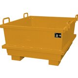 eurokraft pro Univerzalni zabojnik, prostornina 0,5 m³, rumeno oranžne barve | Shoptok.si