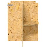  Osnovica za terarij s policom Smeđa 80 x 40 x 50 cm OSB | Eponuda.ba