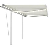 Tenda na ručno uvlačenje LED narančasto-smeđa | shoptok.hr