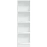 vidaXL Regal za knjige bijeli 40x24x143 cm konstruirano drvo | shoptok.hr