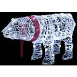  Božićni medvjed s 45 LED žarulja 71x20x38 cm akrilni | shoptok.hr