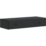 Stolna montirana na zid Crna 87,5 x 34,5 x 17 cm | shoptok.hr