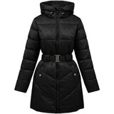 Guess Plašči NEW IMMA LOGO MIDI P W6BL50 W4144 Črna Cene