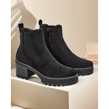 Resti Eco-suede women's ankle boots on a post Segori | ePonuda.com