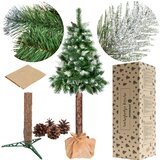  Umjetno božićno drvce – dijamantni bor na panju 140 cm | shoptok.hr