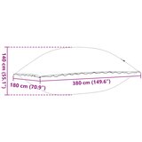  Zimski Bazen Jastuk Plava 380 x 180 x 140 cm PVC | shoptok.hr