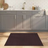 vidaXL Tepih kvadratni tamnosmeđi 100 x 100 cm od bambusa | shoptok.hr