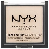 NYX Professional Makeup Can't Stop Won't Stop Mattifying Powder puder v prahu 6 g odtenek 01 Fair | Shoptok.si