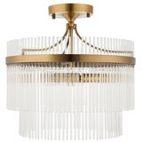  Endon 112575 - Nadgradni luster MARIETTA 3xE14/7W/230V mesing/prozirno | Eponuda.com