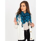 Fashion Hunters Blue and black plaid scarf Cene