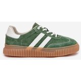 Boto Women Suede Sneakers On Platform Green Venera | shoptok.hr