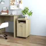  Stranska omarica s kolescki sonoma hrast 33x38x60 cm ive | Shoptok.si