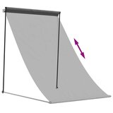Tenda na uvlačenje antracit 100 x 150 cm od tkanine i čelika | Eponuda.com