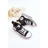 Boto Children's Leather Sneakers With Velcro Black Bruni | ePonuda.com