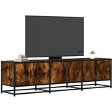 vidaXL TV ormarić Dimljeni hrast 150x35x41cm Konstruirano drvo i metal Cijene