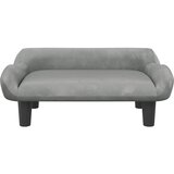  Dječja fotelja svjetlosiva 70x40x24 cm baršunasta | shoptok.hr