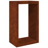  Stalak za drva za ogrjev 60x40x100 cm Pohabani čelik | Eponuda.ba