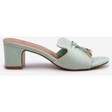PS1 Women's Sandals In Mint Eco Suede On Heel Jemenna | Eponuda.ba