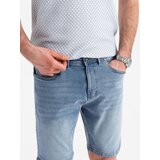 Ombre Denim men's shorts with a classic cut - light blue | Shoptok.si