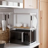  Polica za mikrovalnu pećnicu bijela 51 x 27 x 63 cm aluminijska | shoptok.hr
