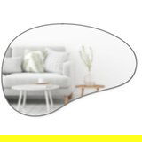 Umbra Stensko ogledalo 61x92 cm Hubba Pebble – | Shoptok.si