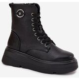 VINCEZA Women's Workery Boots with Insulation on Platform with Decorative Detail | shoptok.hr