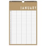 Design Letters bež zidni mjesečni planer Month | shoptok.hr