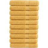 Furnova Premium brisače za savno SOLUND 10 kos zlata 80x200 cm 600 gsm, (21916658) Cene