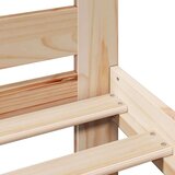 vidaXL Okvir kreveta bez madraca 120 x 200 cm od masivne borovine | shoptok.hr