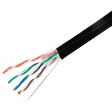 Mitea_Electric Kabl FTP Cat.6 crni messenger 4x2x0.56mm + sajla CCA | Eponuda.com