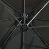  Vrtni senčnik z LED lučkami antraciten 300 cm | Shoptok.si