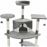  Penjalica za mačke sa stupovima za grebanje 203 cm sivo-bijela | shoptok.hr