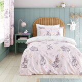 Catherine Lansfield Rožnata enojna otroška posteljnina 135x200 cm Bunny Tails Ditsy Flowers – | Shoptok.si