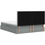  Krevet s od storage s pohranom Svjetlosiva 200 x 200 cm Tkanina - Svjetlosiva 200 x 200 cm Dizajn linija | shoptok.hr