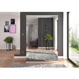 MID.YOU Omara Za Oblačila Projekt X, Bela, Visoki Sijaj, Ogledalo | Shoptok.si