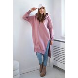 Kesi Insulated sweatshirt with slits on the sides, dark pink | shoptok.hr