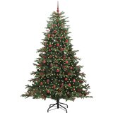 vidaXL Umestno božično drevo Zelena 240 cm PVC, kovina in plastika | Shoptok.si