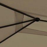  Sjenica s navlakama za stupove 3x4x2,6 m smeđe-siva 160 g/m² | shoptok.hr
