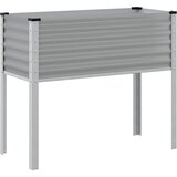  Vrtna sadilica siva 100x45x90 cm čelična | shoptok.hr