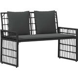  Set vanjskog namještaja 4 pcs Crna i tamno siva | Eponuda.com
