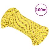 vidaXL Vrv za čoln rumena 3 mm 100 m polipropilen Cene
