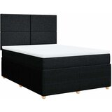 Maison Chic Box spring postelja - Vzmetna postelja z vzmetnico črna 160x200 cm blago SL24191, (21879458) | Shoptok.si